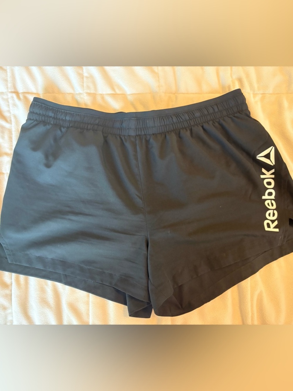 Reebok Black Women's Athletic Elastic-Waist Shorts
